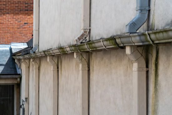 bajantes y canalones con amianto